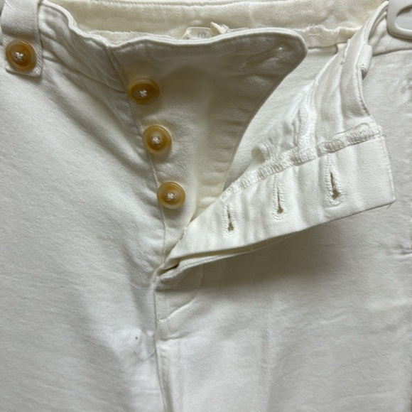 White wide leg capris - Picture 3 of 5